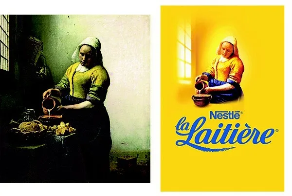 Johannes Vermeer x Art La Laitière Nestlé - La Laitière