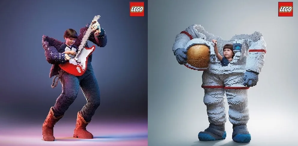 La marque LEGO : reine de la communication print inventive