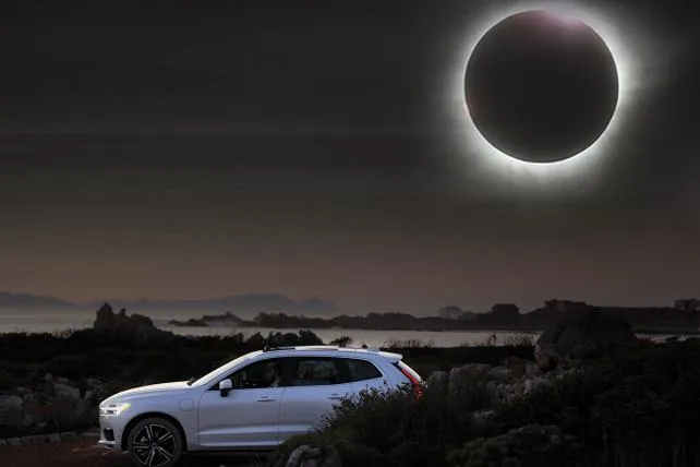 Volvo Moonroof Eclipse Viewer éclipse totale