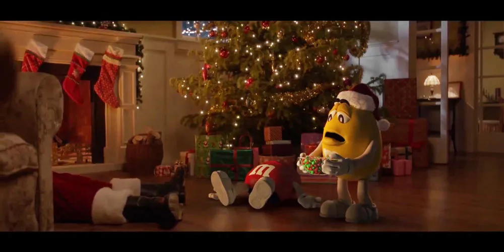 M&M's revient pour Noël, 21 ans après son spot mythique !