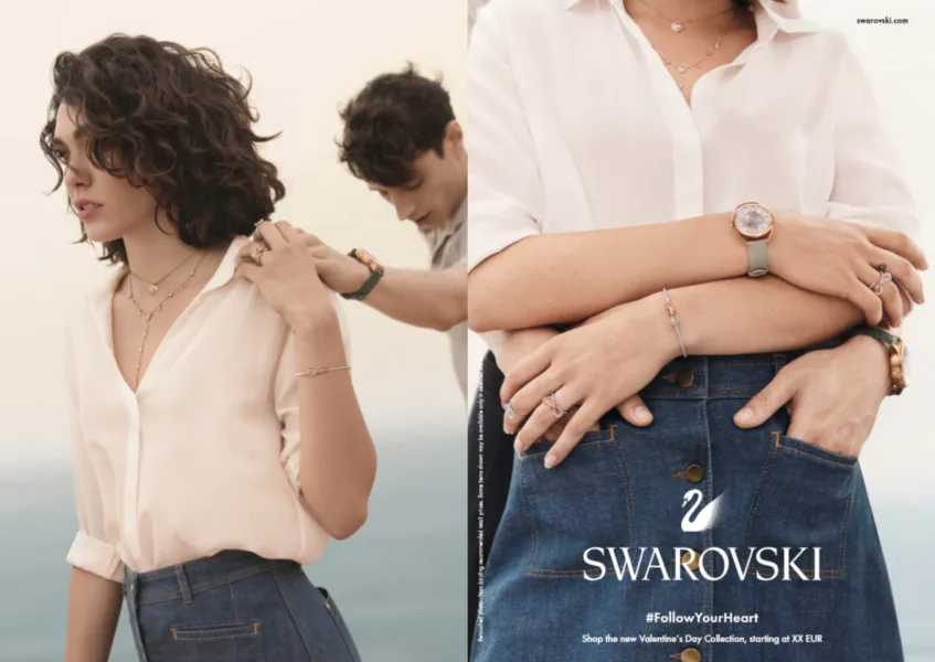 Swarovski laisse parler notre cœur pour la Saint-Valentin