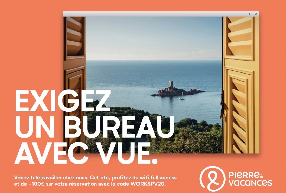 Pierre et Vacances lance une campagne pour les télétravailleurs