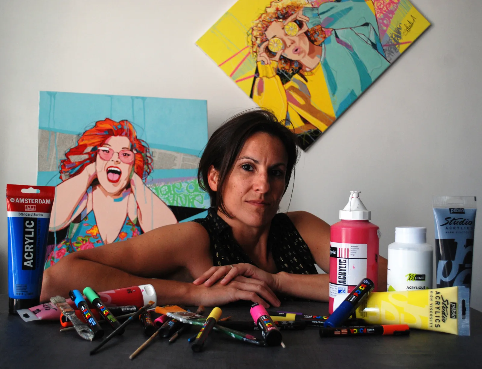 Audrey Schintu : découvrez une nouvelle artiste colorée de bonne humeur et de talentS !