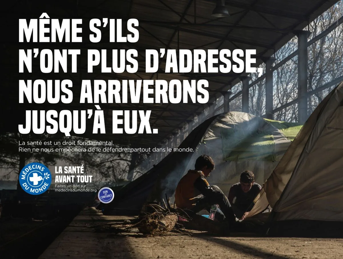 La nouvelle campagne de Médecin du monde.