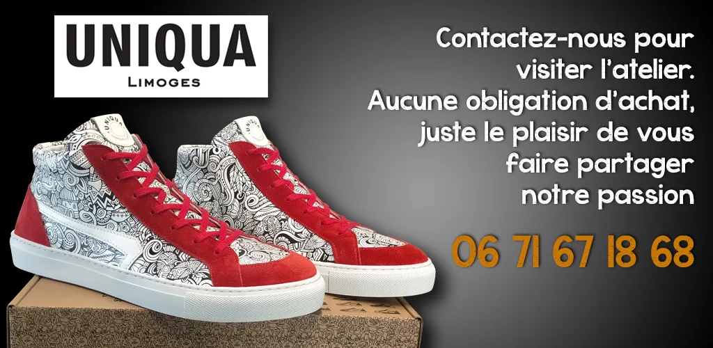 Des baskets personnalisées et responsables à Limoges.